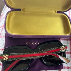 Gucci sunglasses GG0036S with case and cover Gucci GG authentic with bag & card